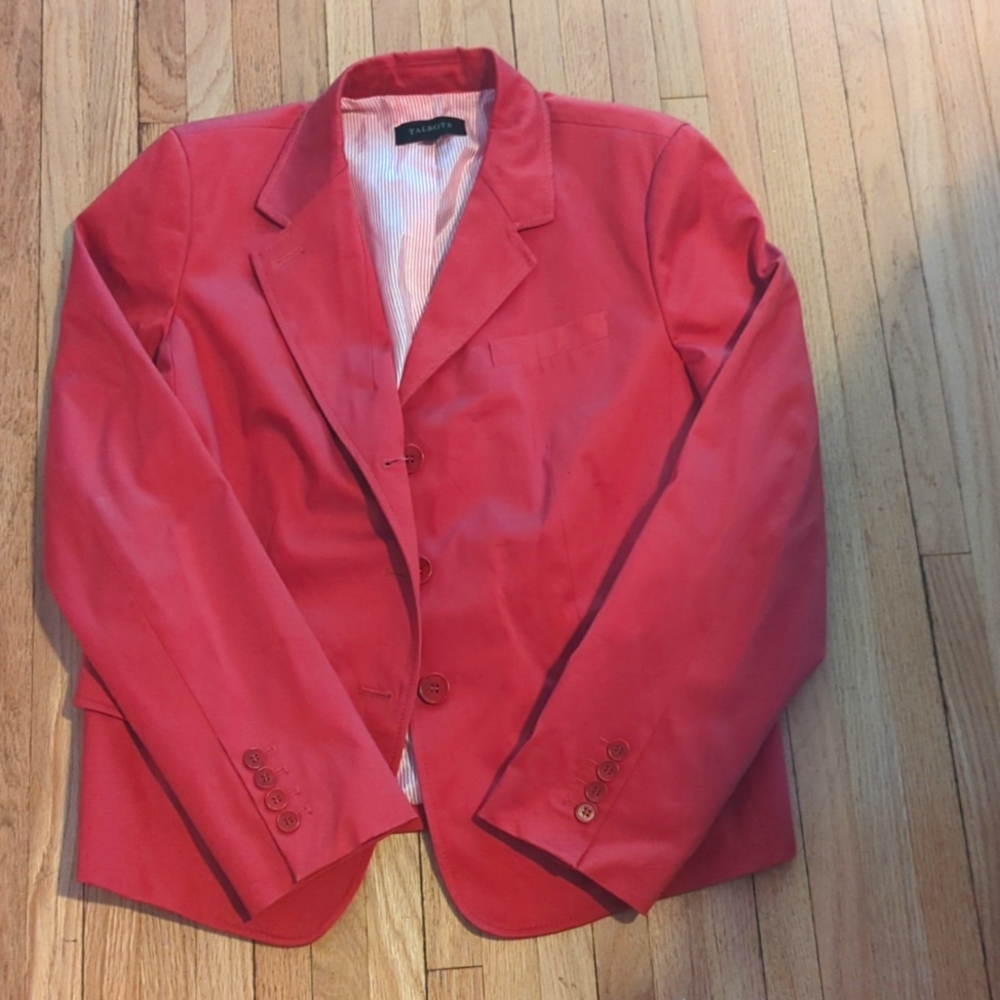Pink Talbots Blazer lined